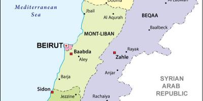 Peta Lebanon politik