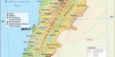 Peta kuno Lebanon